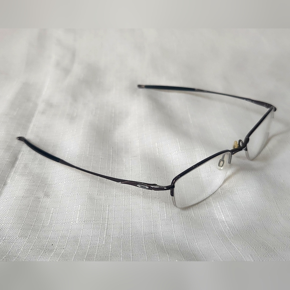 Oakley Jackknife 4.0 Half Rim Pewter Eyeglasses Optical Frame 51-19-138 Adult